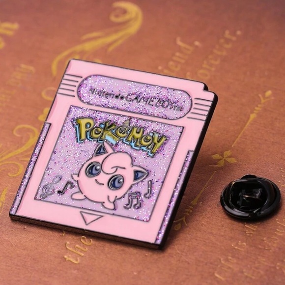 💥3/$28 New Nintendo Gameboy Pokémon Jigglypuff Game Cartridge Pin Collectible - Picture 2 of 9